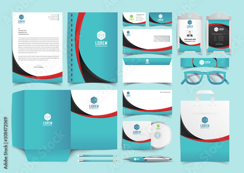 Premium corporate identity template set
