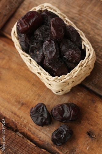 Delicious Arab dates in a package macro
