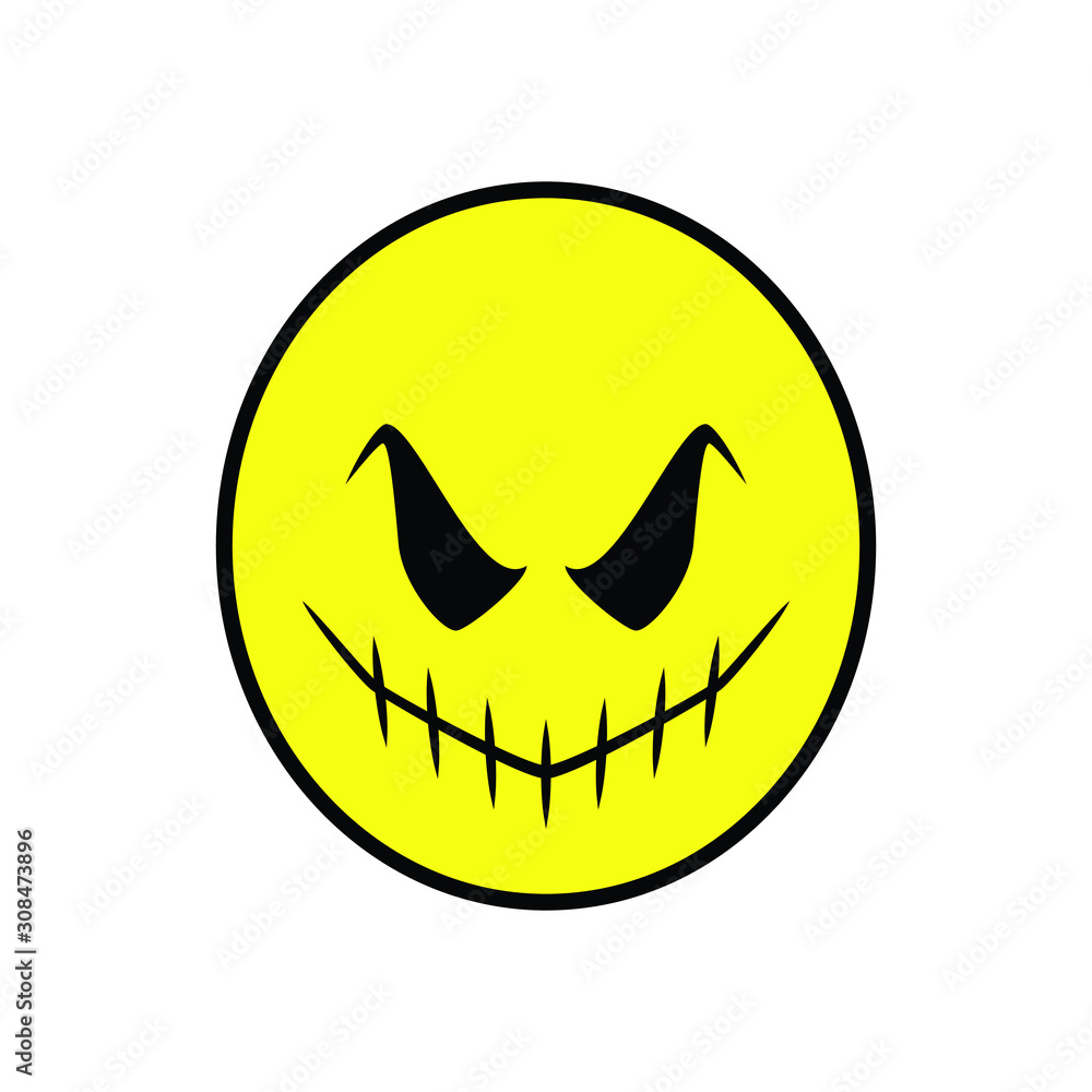 Face, halloween, scary, smiley icon - Free download