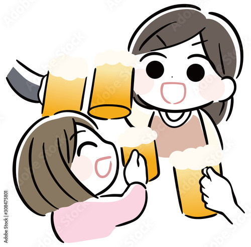 飲み会 乾杯 イラスト 女子会 Vector De Stock Adobe Stock 飲み会 乾杯 イラスト 女子会 Vector De Stock Adobe Stock