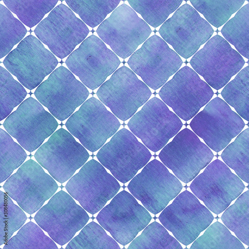 Watercolor abstract geometr...