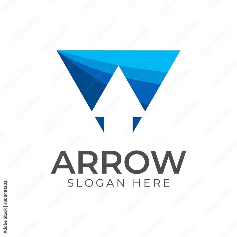 Creative Arrow Logo and Icon Template Creative Arrow Logo and Icon Template