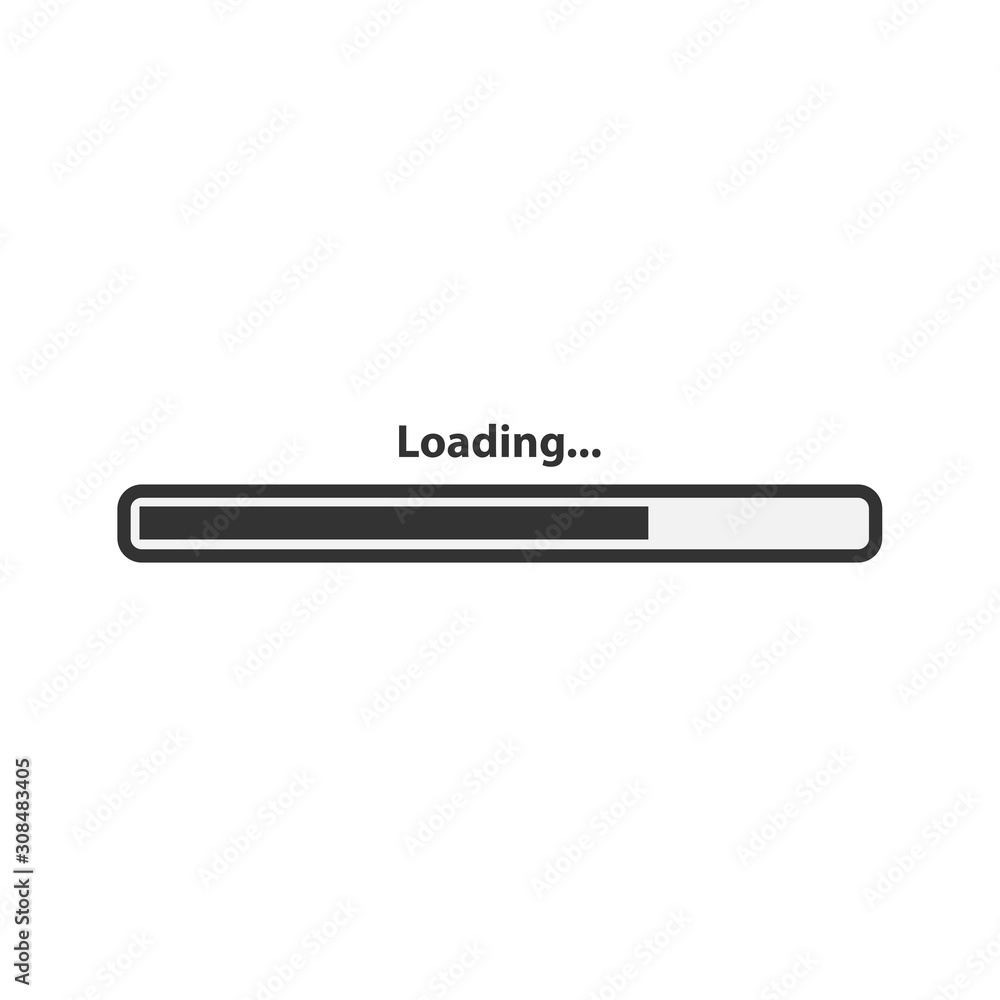 Image icon - vector Loading download and upload Image icon - vector Loading download and upload