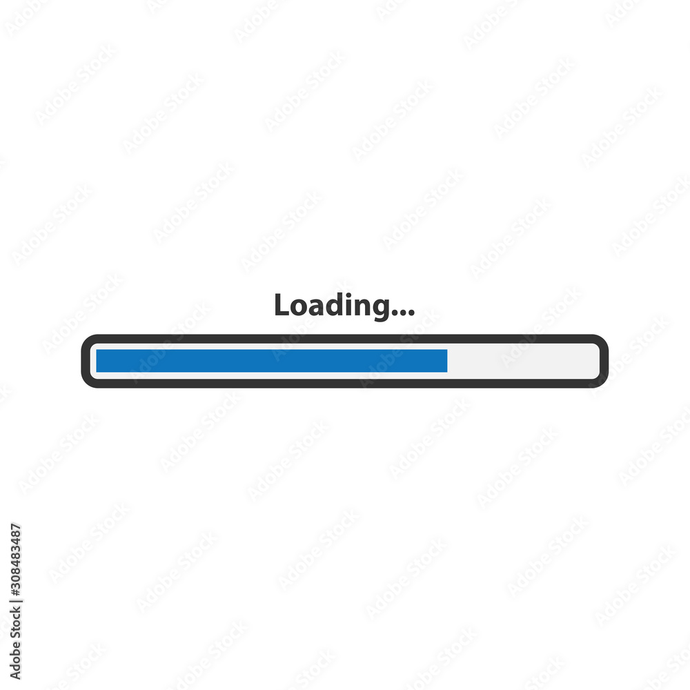 Image icon - vector Loading download and upload Image icon - vector Loading download and upload