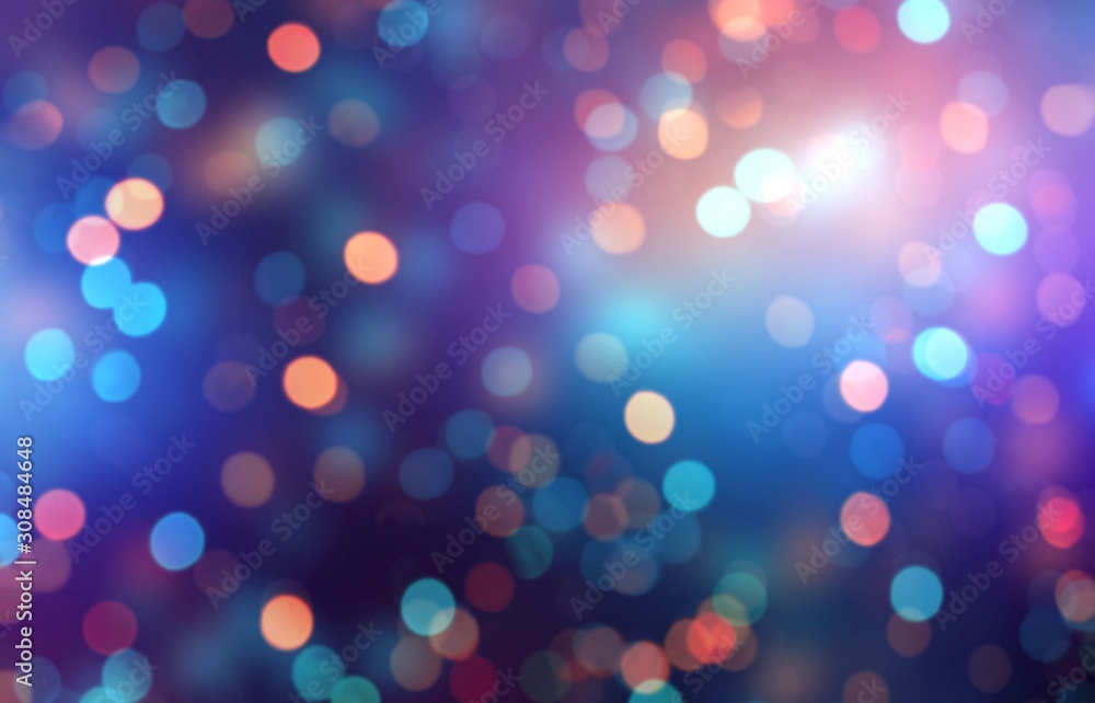 New Year party night decor. Luxury glitter on purple gradient empty background. Holiday bokeh lights and sparkles pattern. Blurred texture. Defocused space abstract template illustration. New Year party night decor. Luxury glitter on purple gradient empty background. Holiday bokeh lights and sparkles pattern. Blurred texture. Defocused space abstract template illustration.