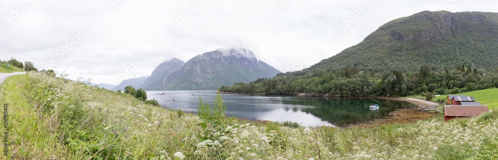 Romsdalsfjord, Norwegen, Panorama