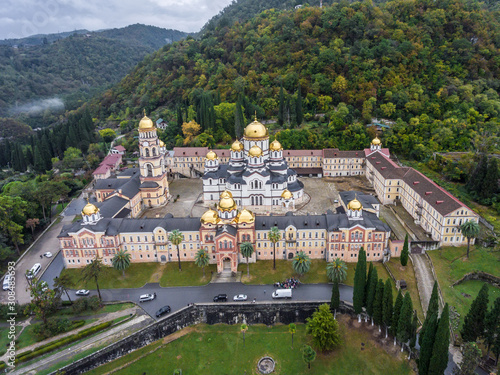 New Athos Monastery. Aerial. Akhali Atoni  Abkhazia