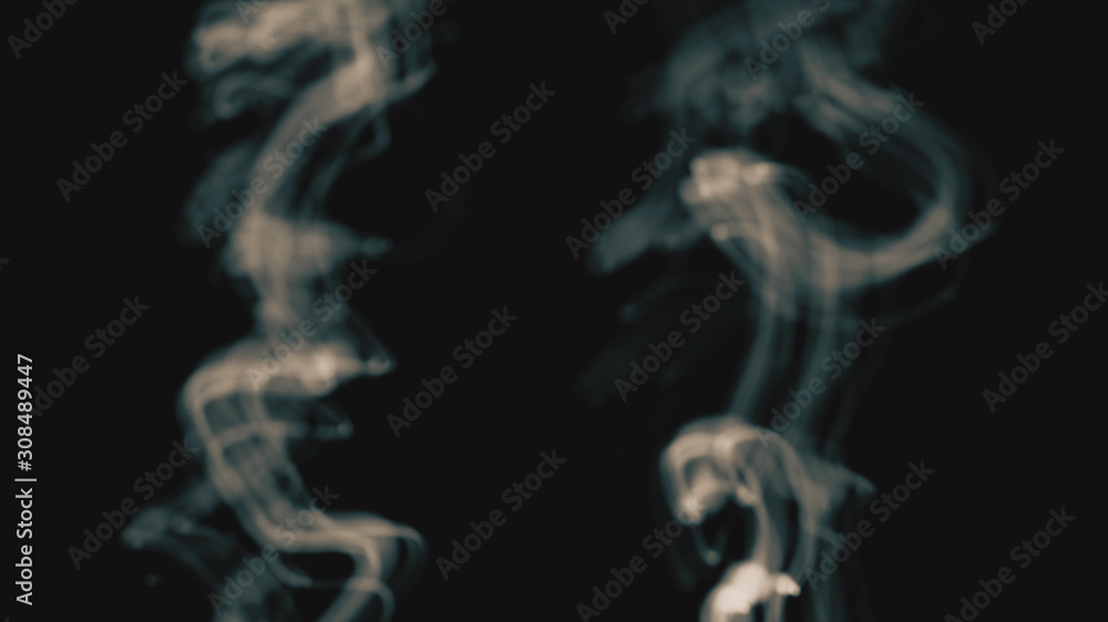 Two Vapor Smoke Lines Rising Up Motion Background Two Vapor Smoke Lines Rising Up Motion Background