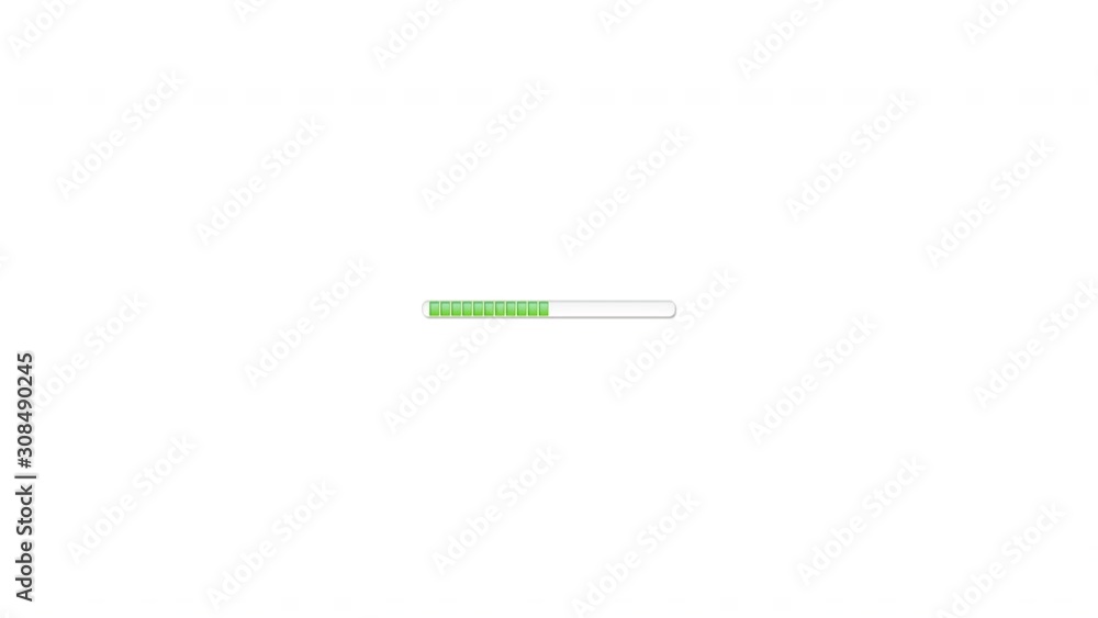 Loading bar isolated on white background Loading bar isolated on white background