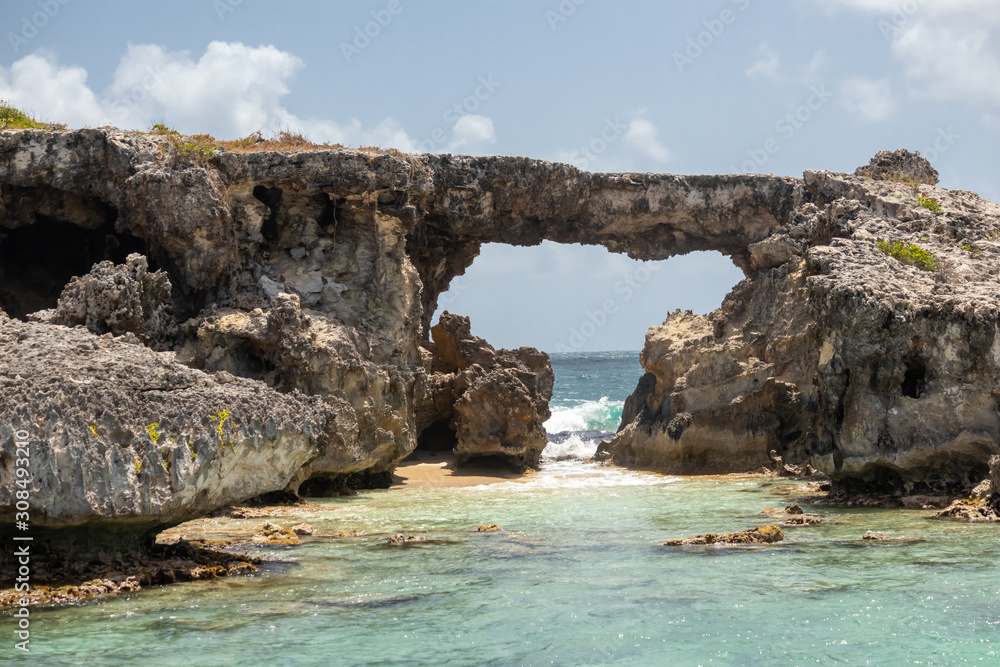 Hell's Gate / Antigua - 04 18 2018: Hell's Gate, Antigua