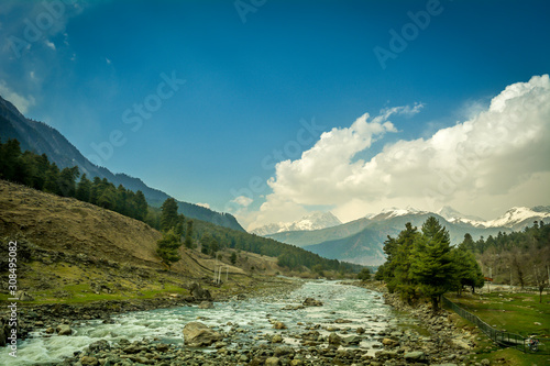 Lidder River, Pahalgam, Jammu and Kashmir, India photo