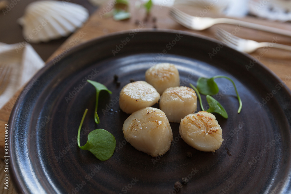 Franch Scallops Macro Franch Scallops Macro