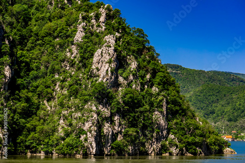 Danube river in the Iron Ga...