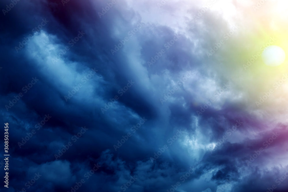 Obraz premium Cloudscape with a Sunlight