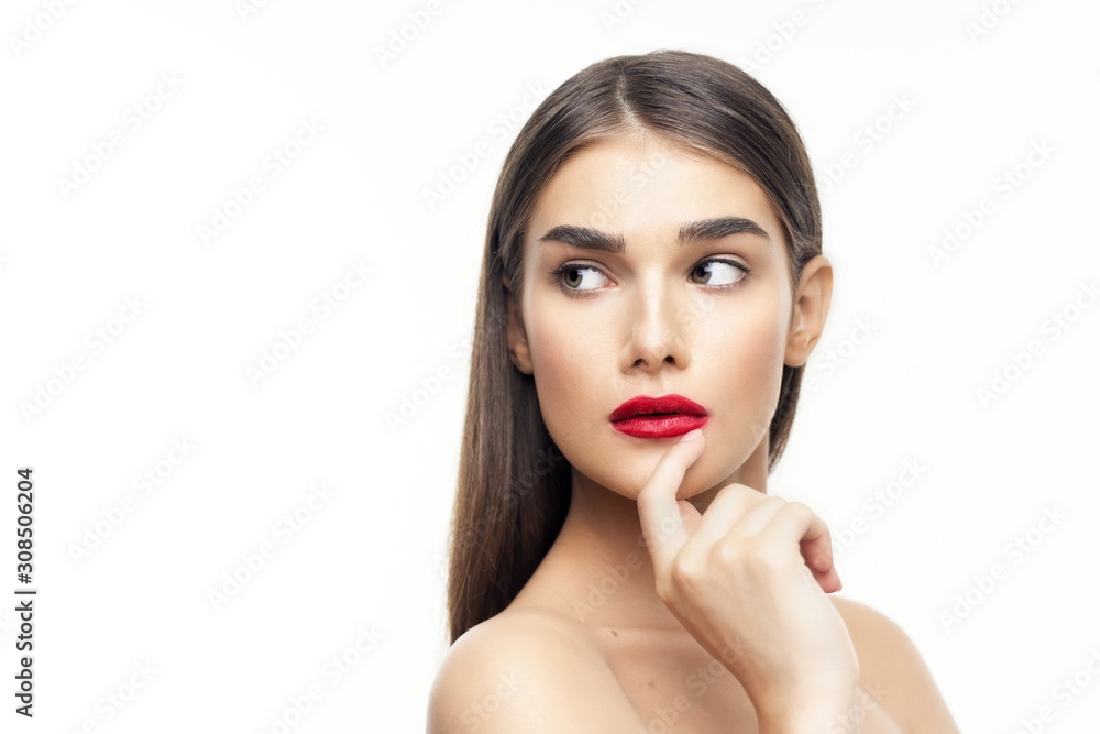 beautiful woman bare shoulders spa treatments clean skin beautiful woman bare shoulders spa treatments clean skin