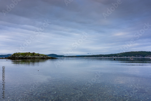 landscape with lake and blue sky © Dan