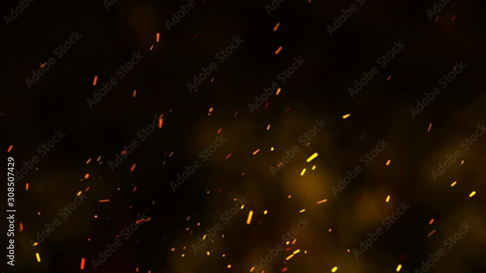 Fire Sparks Dust Particles Overlay Background Stock Video Adobe Stock 9645