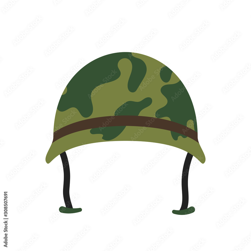Army hat vector icon Stock Vector | Adobe Stock