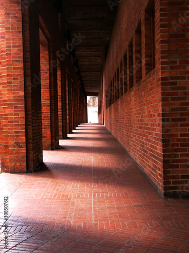 Wallpaper Mural corridor in an old building Torontodigital.ca