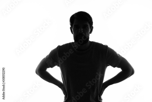 silhouette of a man © SHOTPRIME STUDIO