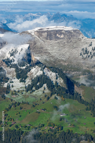 Lauterbrunnen Valley from Männlichen, Switzerland photo