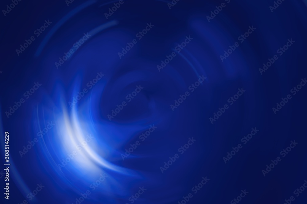 Abstract blue background , blurred  gradient light