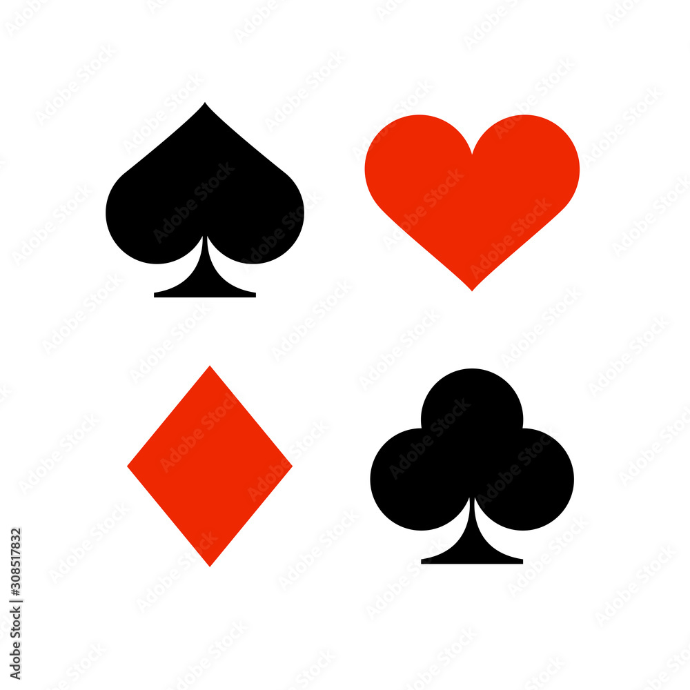 Set of Poker Icon. Isolated Vector Illustration Set of Poker Icon. Isolated Vector Illustration