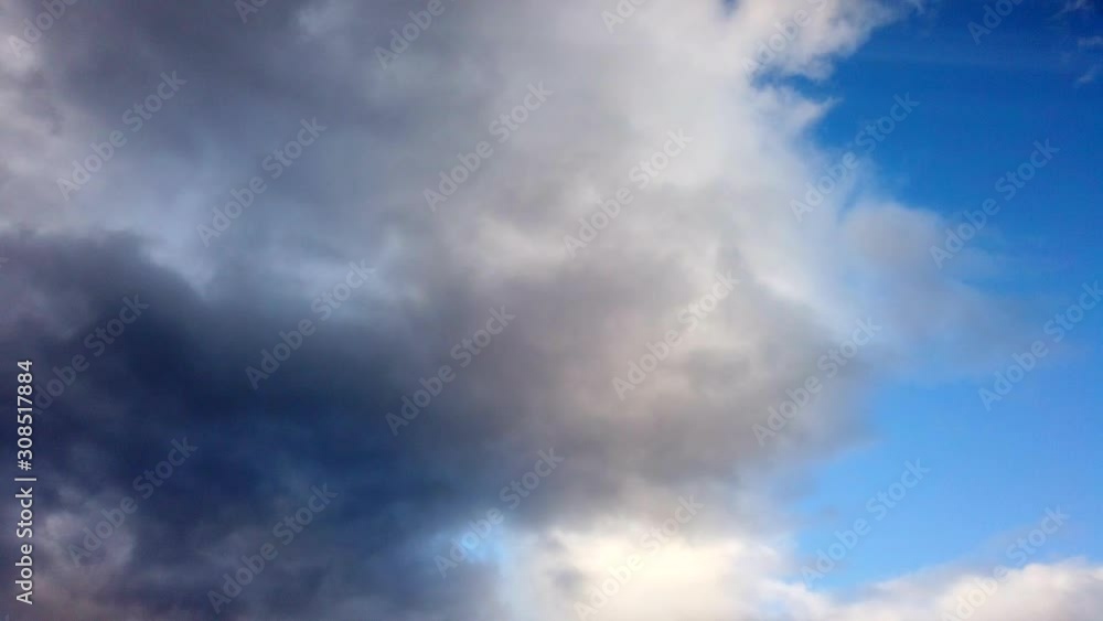 Time lapse of flying clouds nature background. Time lapse of flying clouds nature background.