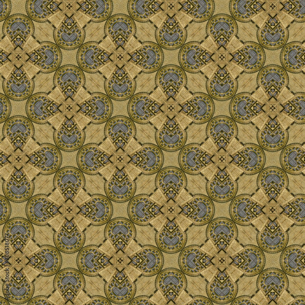 Seamless repeating pattern - Computer Graphic Illustration