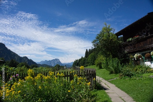 Blick vom Hinterkaiserhof im Kaisertal zum Pendling photo