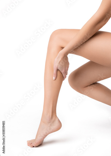 Beauty and Body care. Female elbow and health care concept