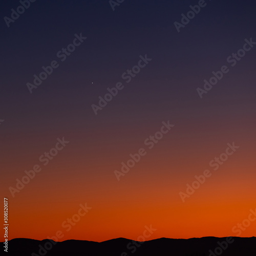evening sky at sunset the color of lush lava © Liubov Kartashova