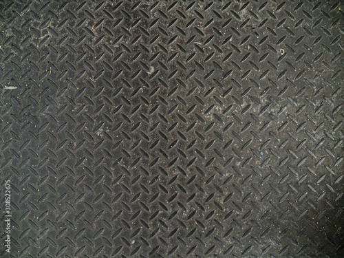 Diamond Steel Floor Plate Texture Pattern.