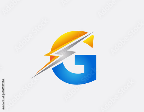 Free Download Creative Flash G Letter Icon - GFXLoad