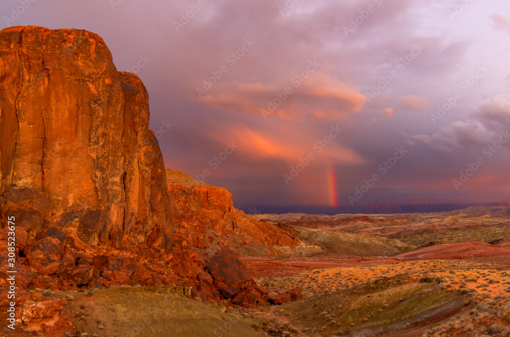 Rainbow at Valley of Fire