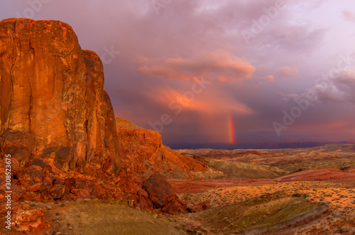 Rainbow at Valley of Fire