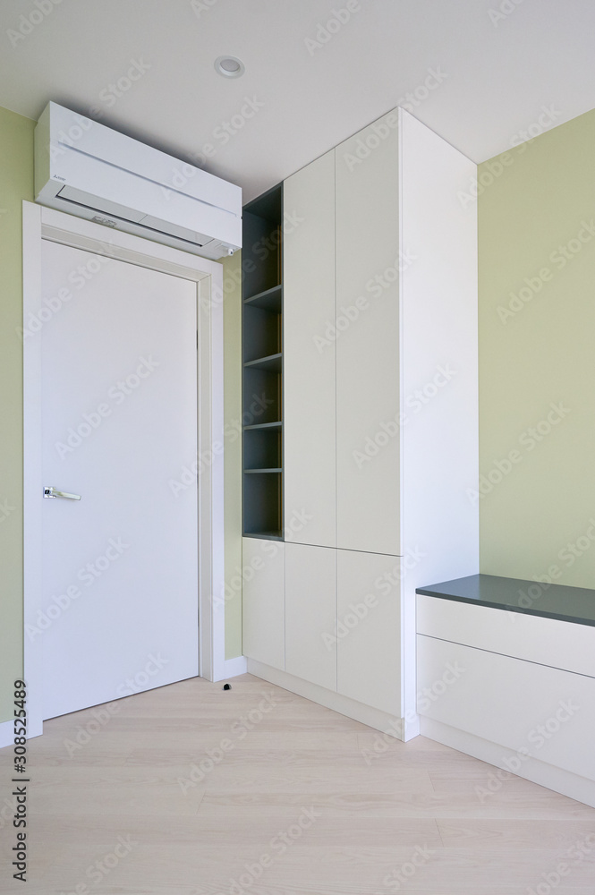 wardrobe with white painted facades wardrobe with white painted facades
