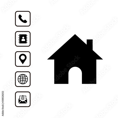 web icon set vector design symbol