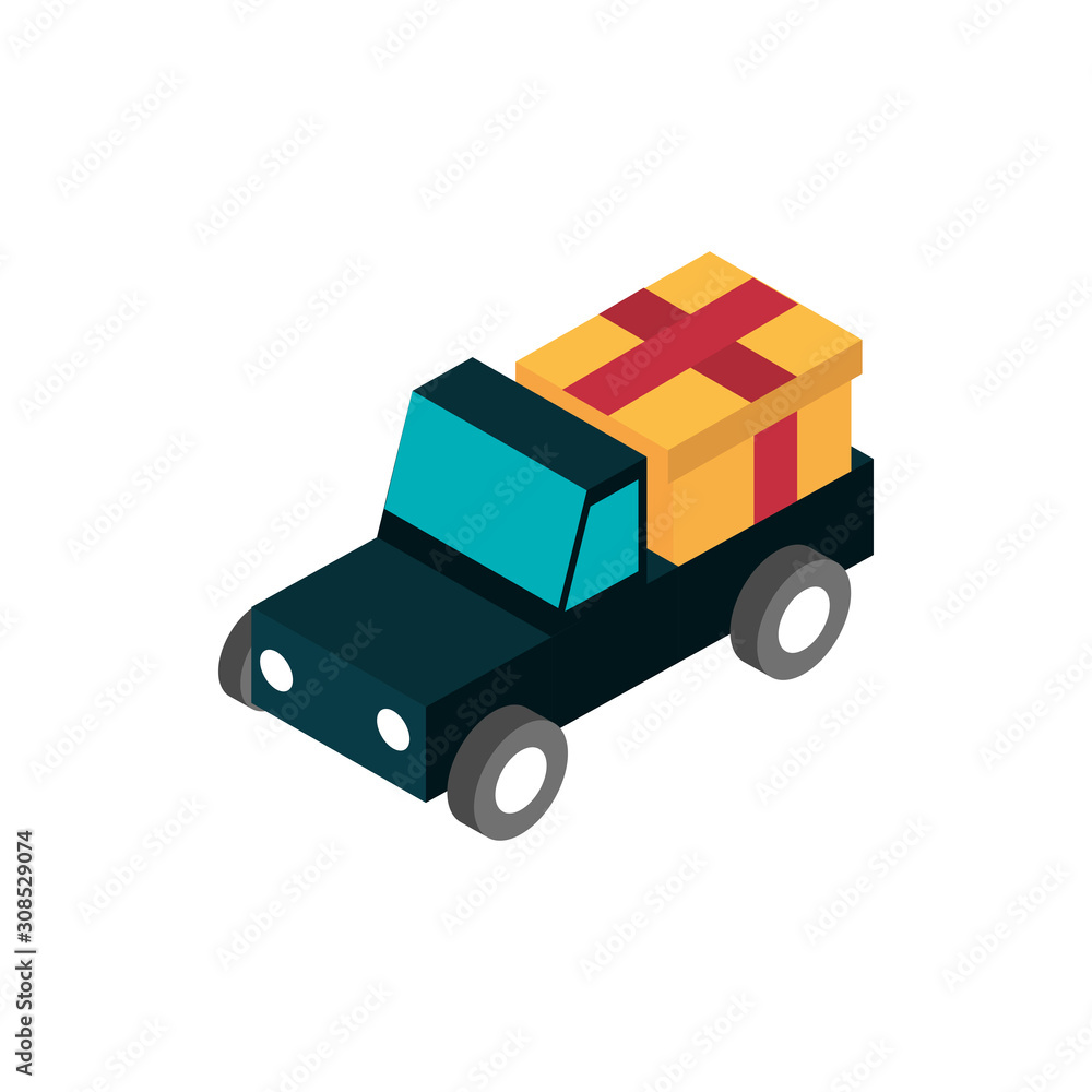 ecommerce business internet delivery service gift box icon ecommerce business internet delivery service gift box icon