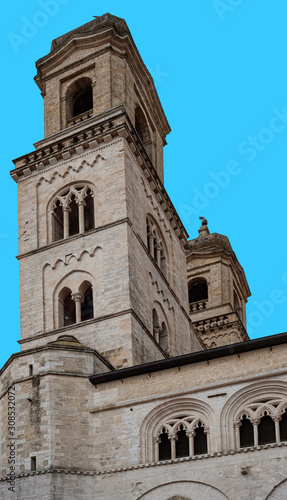 Italy, Puglia region, Altamura, 24 June 2018, Cathedral of Santa Maria Assunta, facades and elevations.