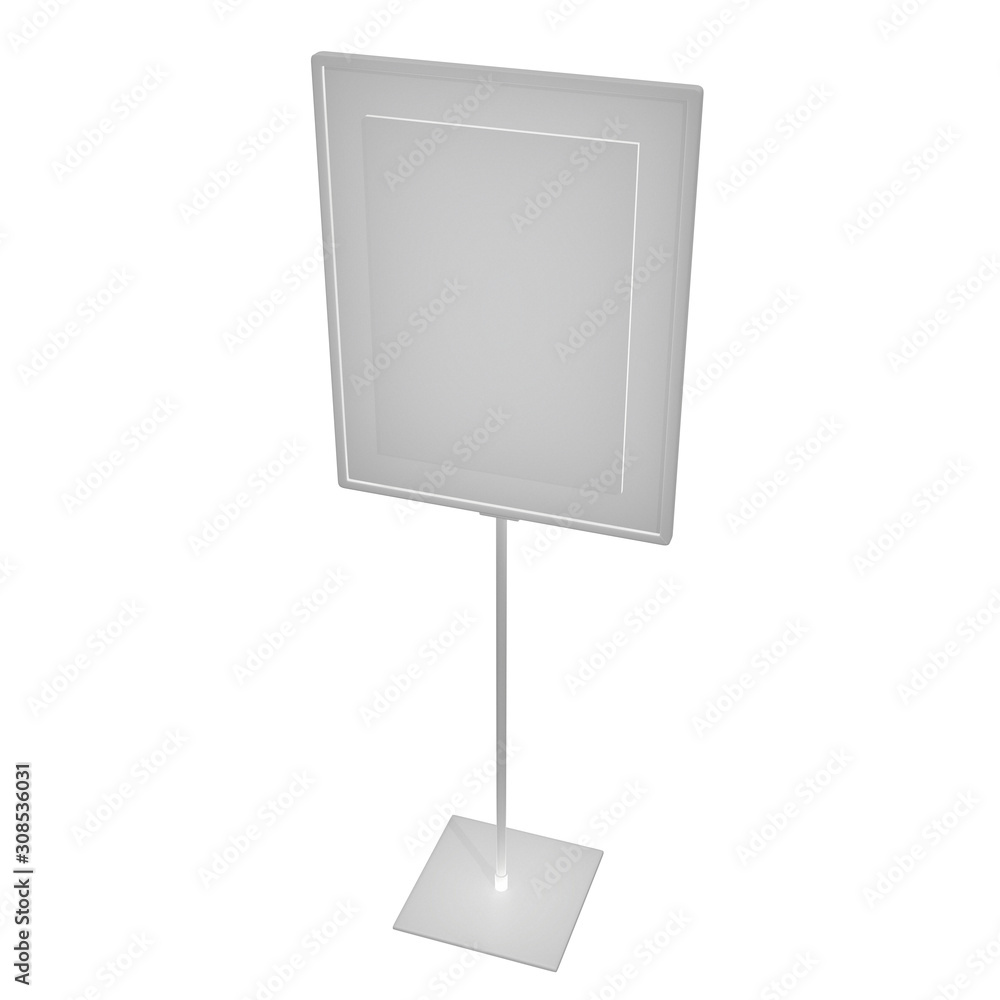 Blank nameplate stand. Trade show booth white and blank. 3d render isolated on white background. High Resolution Template for your design. Blank nameplate stand. Trade show booth white and blank. 3d render isolated on white background. High Resolution Template for your design.