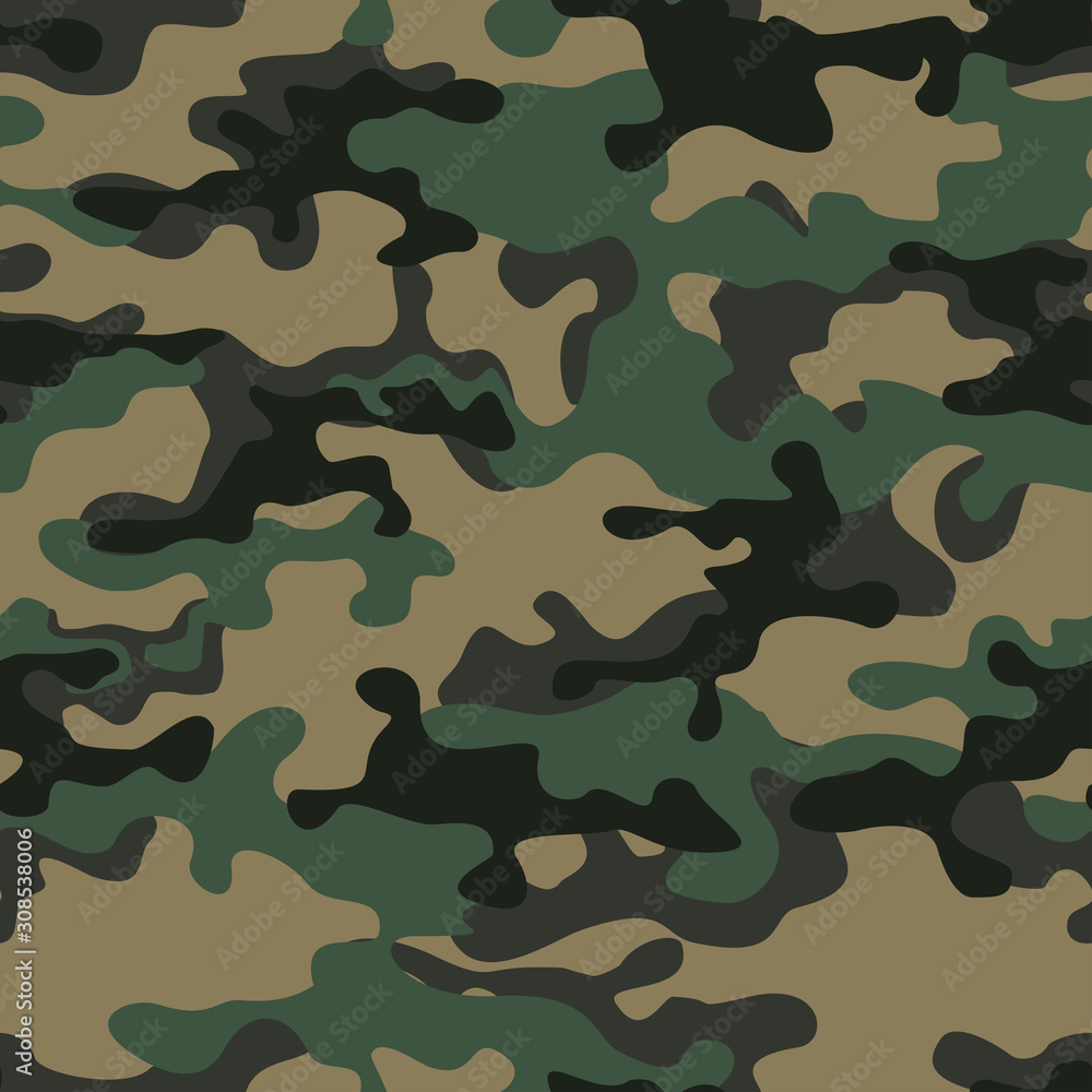 Camouflage seamless pattern. Camouflage seamless pattern.