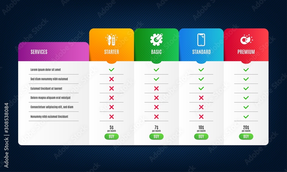 Smartphone, Cogwheel and Creativity icons simple set. Price list, pricing table. Paint brush sign. Phone, Edit settings, Graphic art. Creativity. Business set. Vector