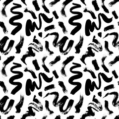 Handdoek met foto Graffiti patronen Abstracte krullen inkt penseelstreken  © Anastasiia Hevko