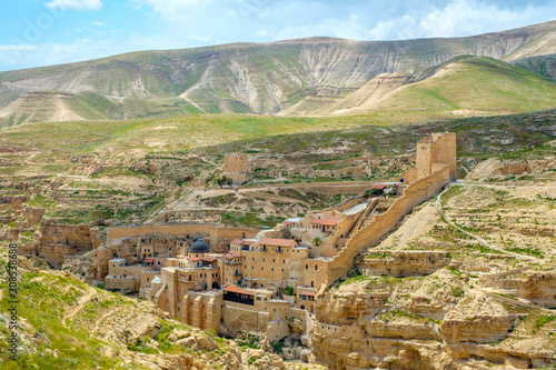 Holy Lavra of Saint Sabbas, Mar Saba monastery, West Bank, Palestine photo