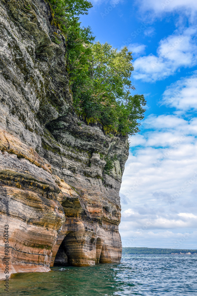 Caves at Pictured Rocks National Lakeshore Stock Photo | Adobe Stock