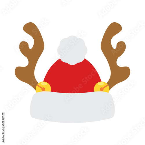 Reindeer antlers christmas hat