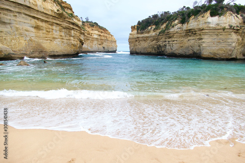 Loch Ard Gorge. Scenic lookout in The Great Ocean Road, an iconic Australian destination.