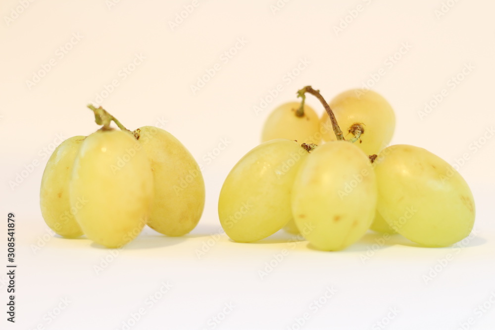 quinces on white background