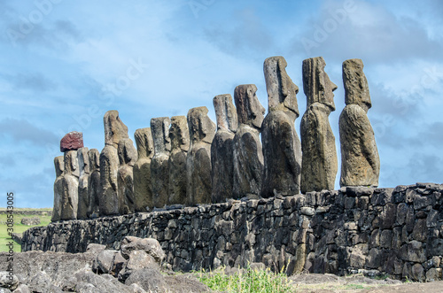 Chile - Rapa Nui or Easter Island - Ahu Tongariki